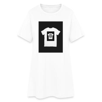 T-shirt - Robe T-shirt Femme - blanc - Devant