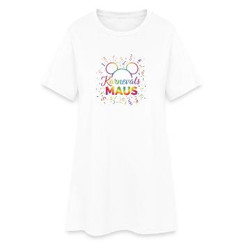 Carnival Mouse - Women’s T-Shirt Dress - white - Front