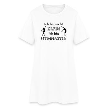 Je ne suis pas petite, je suis gymnaste - Gymnastique - Robe T-shirt Femme - blanc - Devant