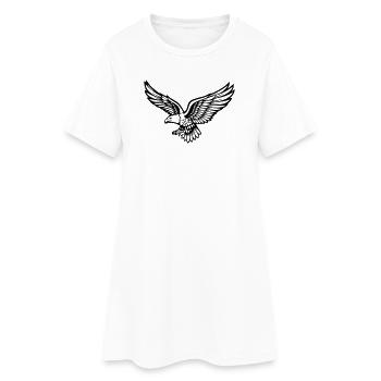 eagle - Women’s T-Shirt Dress - white - Front