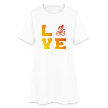 Road Bike Vibes for Road Bike - Women’s T-Shirt Dress - white - Front