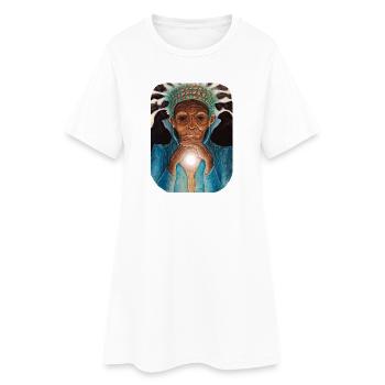 Ancient Luminous Wisdom - Women’s T-Shirt Dress - white - Front