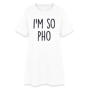 Soupe Pho - Robe T-shirt Femme - blanc - Devant
