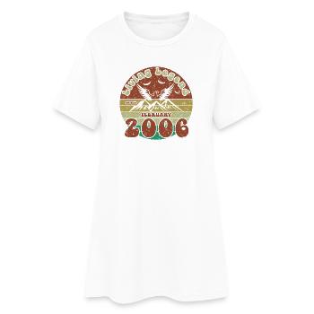 20. Geburtstag Living Legend since VIN 02/2006 - Frauen T-Shirt-Kleid - Weiß - Vorne