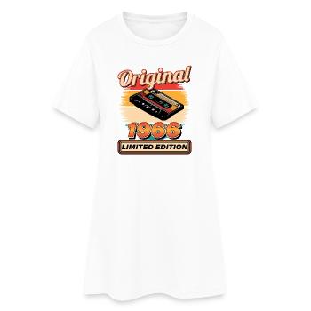 Original 1966 Limited Edition Cassette Retro - Women’s T-Shirt Dress - white - Front