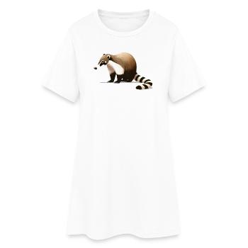 Coati - Women’s T-Shirt Dress - white - Front