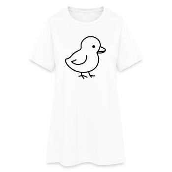 Un petit poussin mignon, adapté à Pâques - Robe T-shirt Femme - blanc - Devant