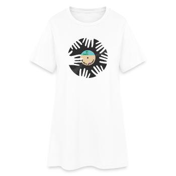 Disco Oasi Tropical - Robe T-shirt Femme - blanc - Devant
