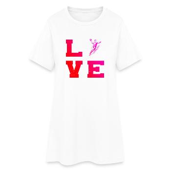 Œuvres propres de handball pour le handball masculin - Robe T-shirt Femme - blanc - Devant