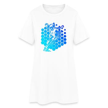 Handball Fokus pur fuer Frauen - Frauen T-Shirt-Kleid - Weiß - Vorne