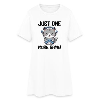 Encore un jeu de chaton mignon Gamer Chat Gaming - Robe T-shirt Femme - blanc - Devant