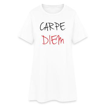 carpe_diem_nhy_5 - Robe T-shirt Femme - blanc - Devant