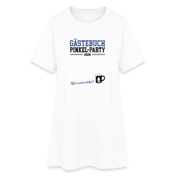 Baby Peeing Guestbook Baby Shower Baby Beer 2026 - Robe T-shirt Femme - blanc - Devant