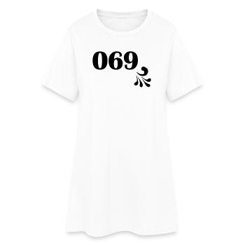 Conception de Francfort 069 par Bembeltown pour les habitants de Francfort - Robe T-shirt Femme - blanc - Devant