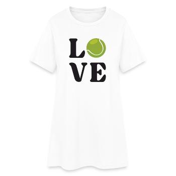 Tennis Lover - Women’s T-Shirt Dress - white - Front