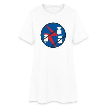 50520_Elektriker - Robe T-shirt Femme - blanc - Devant