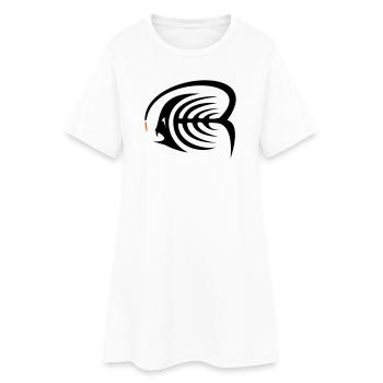 Poisson-grenouille - Robe T-shirt Femme - blanc - Devant