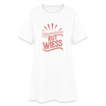 Karnevalsmaus Rut Wiess Köln Kölner Karneval Maus - Frauen T-Shirt-Kleid - Weiß - Vorne