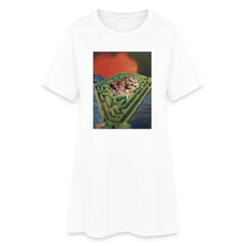 The Beast in me 01/26 - Frauen T-Shirt-Kleid - Weiß - Vorne