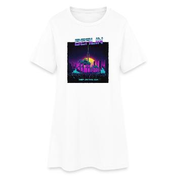 Berlin Retro Electro - Women’s T-Shirt Dress - white - Front