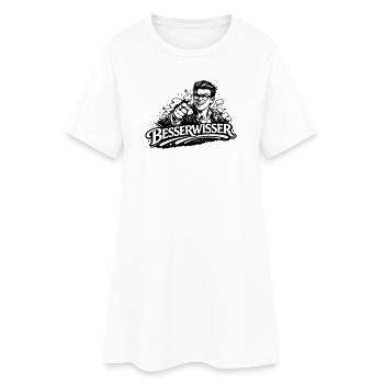 Beserwisser - Robe T-shirt Femme - blanc - Devant
