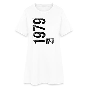 47e anniversaire Hommes Femmes Millésime 1979 - Robe T-shirt Femme - blanc - Devant