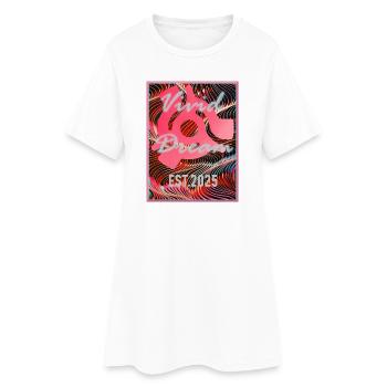 Vivid Dream établi en 2025 - Robe T-shirt Femme - blanc - Devant