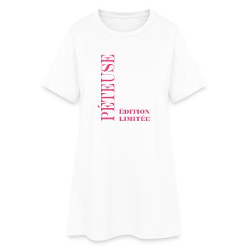 farting - Women’s T-Shirt Dress - white - Front