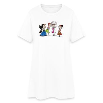 BANDE DESSINÉE - SERBSKE DRASTY - Robe T-shirt Femme - blanc - Devant
