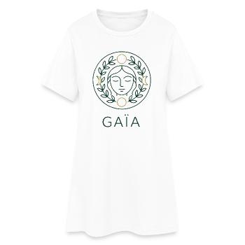 Gaïa - Mère Nature - Arbre de Vie - Robe T-shirt Femme - blanc - Devant