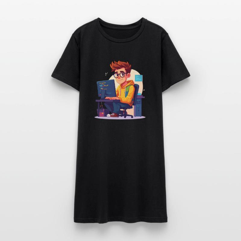 Programmierer oder Nerd Frauen T-Shirt-Kleid