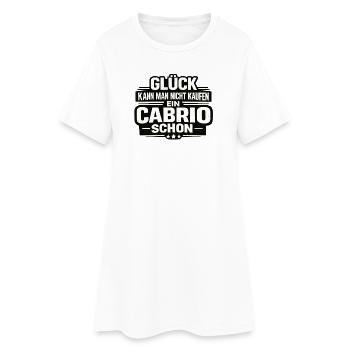 On n’achète pas le bonheur, on achète une décapotable - Robe T-shirt Femme - blanc - Devant
