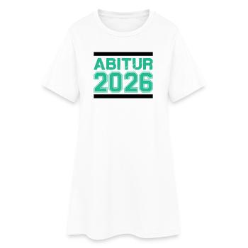 Graduation de l’Abitur 2026 – Arrivée difficile - Robe T-shirt Femme - blanc - Devant