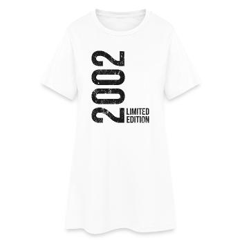 24e anniversaire Homme 24 ans Édition Limitée 2002 - Robe T-shirt Femme - blanc - Devant