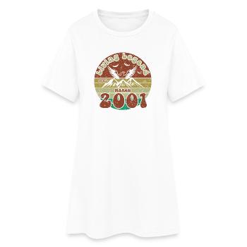 25. Geburtstag Living Legend since VIN 03/2001 - Frauen T-Shirt-Kleid - Weiß - Vorne