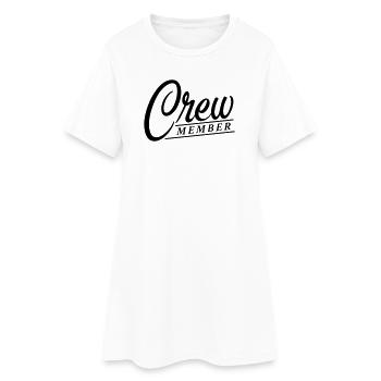 équipage - Robe T-shirt Femme - blanc - Devant