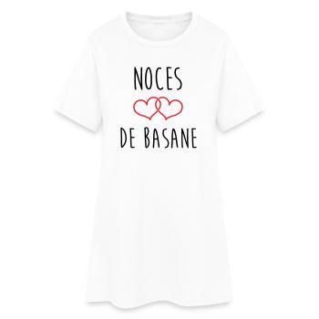 noces de basane 31 ans de mariage - Robe T-shirt Femme - blanc - Devant