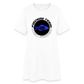 Équipe de pêche - Robe T-shirt Femme - blanc - Devant