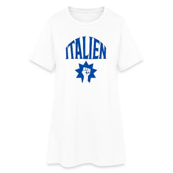 Italie - Robe T-shirt Femme - blanc - Devant
