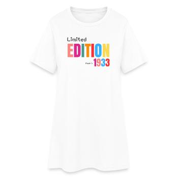 Limitierte Auflage Hergestellt 1933 - Frauen T-Shirt-Kleid - Weiß - Vorne