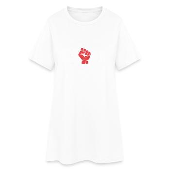 La haine n’est pas une opinion - Antifa Merch - Robe T-shirt Femme - blanc - Devant