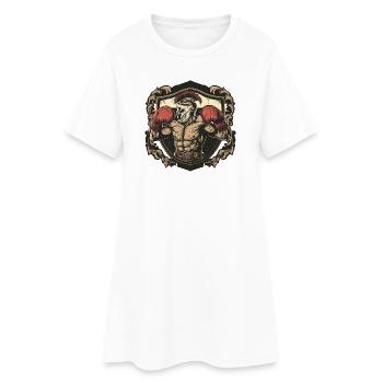 Boxeur Spartan MMA - Robe T-shirt Femme - blanc - Devant