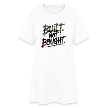 Camouflage de style scène d’accordage construit et non acheté - Robe T-shirt Femme - blanc - Devant