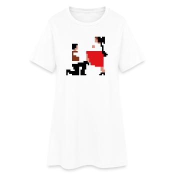 Šij, luby šewco šij... - Robe T-shirt Femme - blanc - Devant