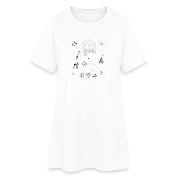 Équipe Mariée pour enterrement de vie de jeune fille - Robe T-shirt Femme - blanc - Devant