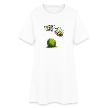 Motif drôle de cadeau de la Dynase d’abeille - Robe T-shirt Femme - blanc - Devant