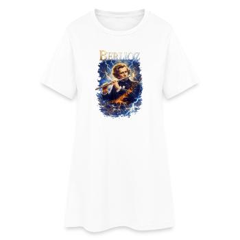 Berlioz Flute Storm Sound - Women’s T-Shirt Dress - white - Front
