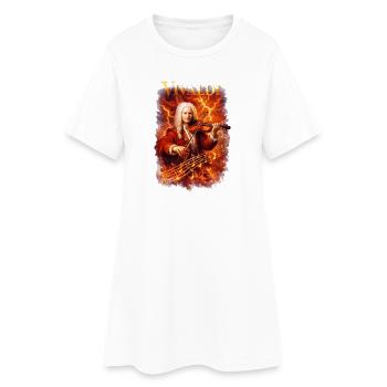 Vivaldi Feuergeiger - Women’s T-Shirt Dress - white - Front