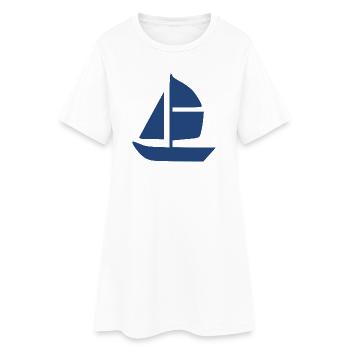 Sailboat Sailing Ship Sailing Gift - Women’s T-Shirt Dress - white - Front