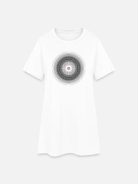 vinyl - Women’s T-Shirt Dress - white
